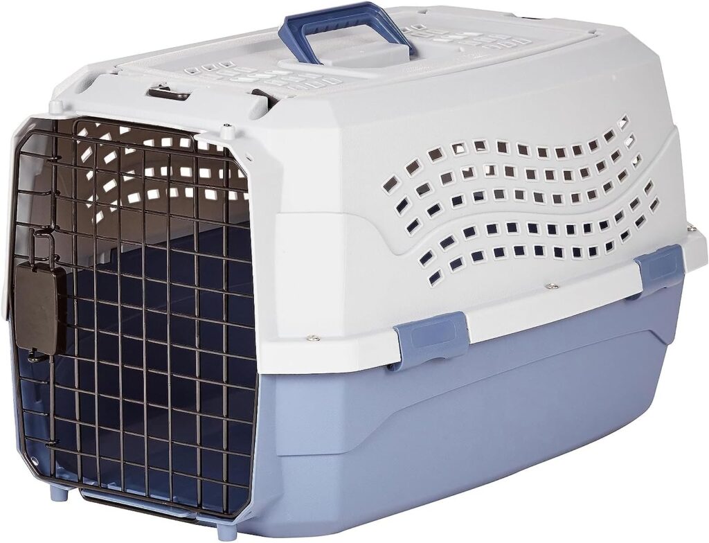 Best Cat Carriers for Vet Visits amazon basics 2 door top load hard sided pet carrier