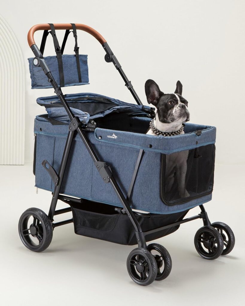 Best Pet Strollers for Dogs and Cats OJCME extra large heavy-duty dog stroller for large dogs and multiple small pets