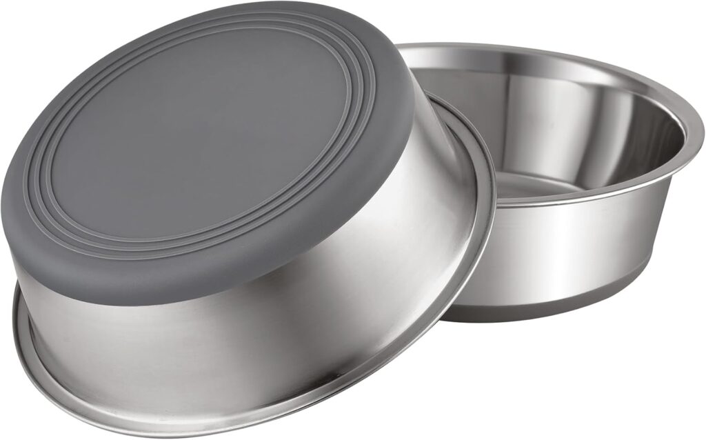 PEGGY11 nonslip stainless steel cat bowls for wet and dry food