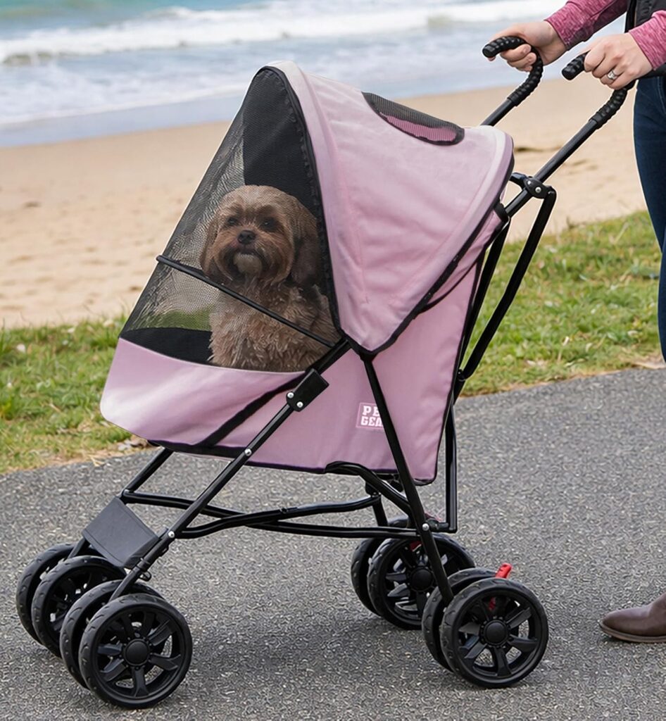 Best Pet Strollers for Dogs and Cats Pet Gear Travel Lite Plus lightweight pet stroller for cats and small dogs