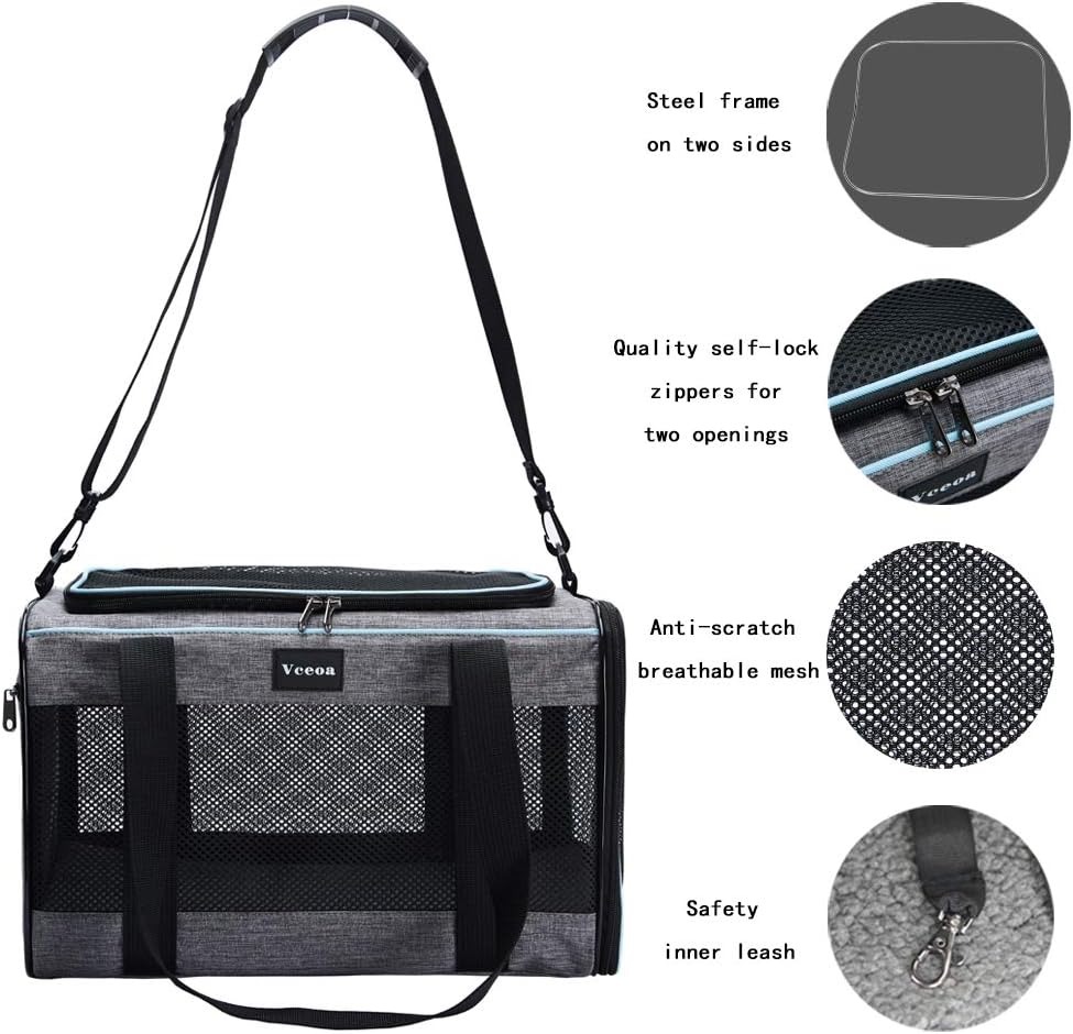 Best Cat Carriers for Vet Visits vceoa soft sided cat carrier