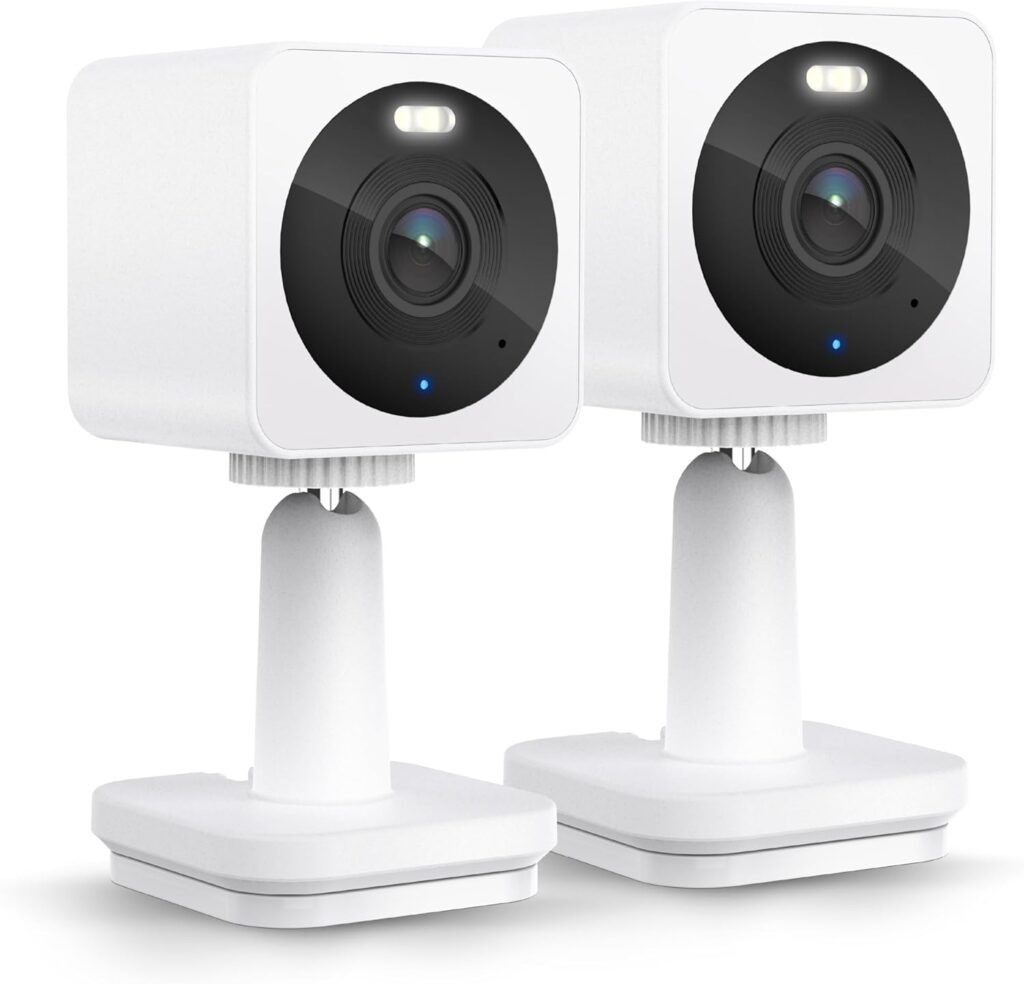 WYZE Cam OG two-pack cameras for monitoring cats in multiple rooms