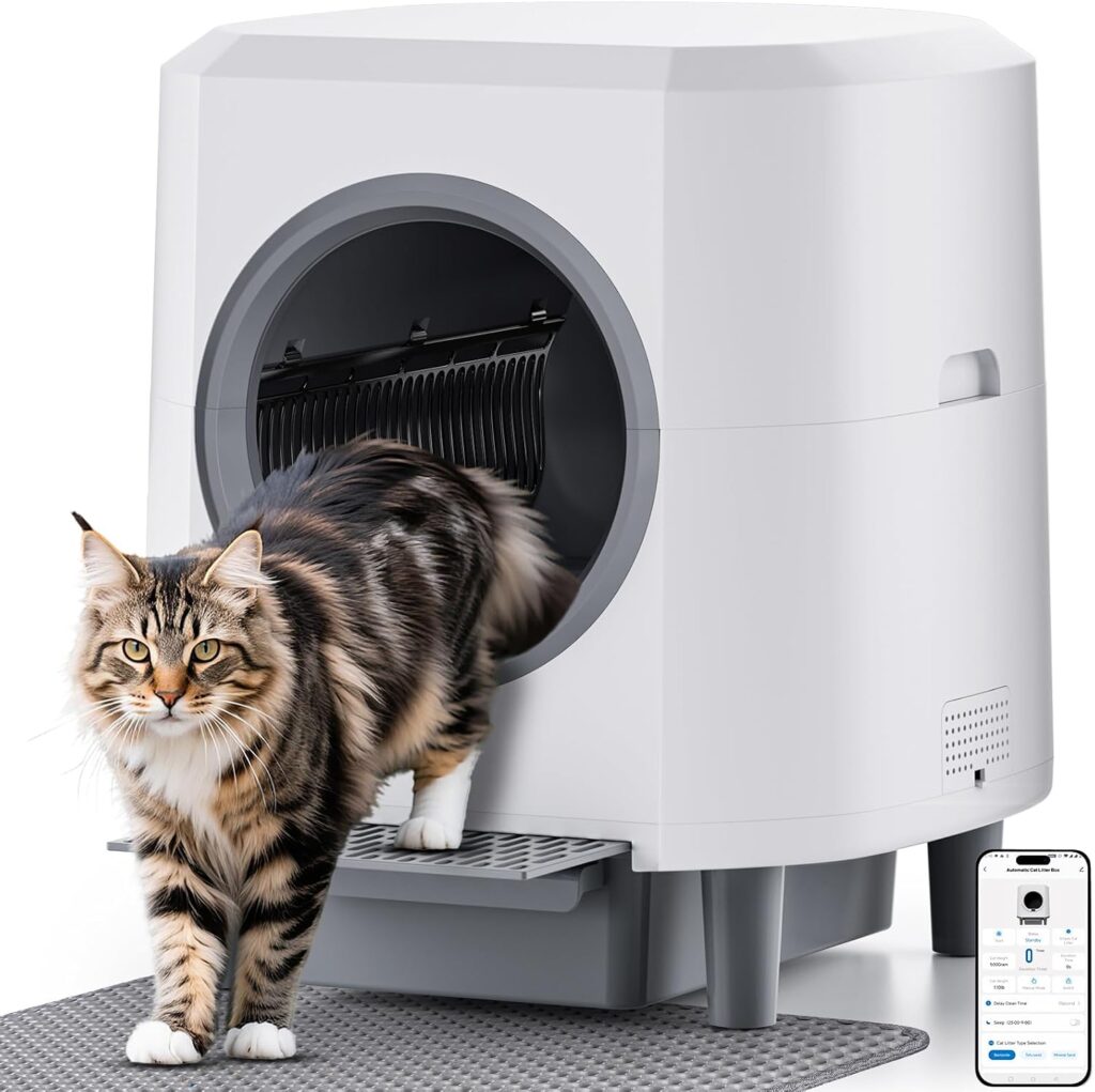 Ellenpent extra-large automatic litter box for large cats