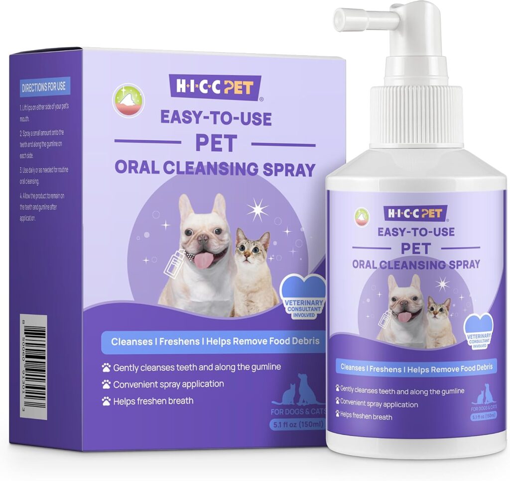HICC PET Oral Care Spray HICC PET oral care spray for no-brush pet dental care