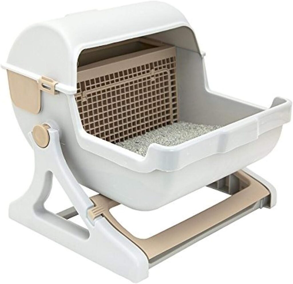 Le You Pet semi-automatic quick-cleaning litter box with waste drawer