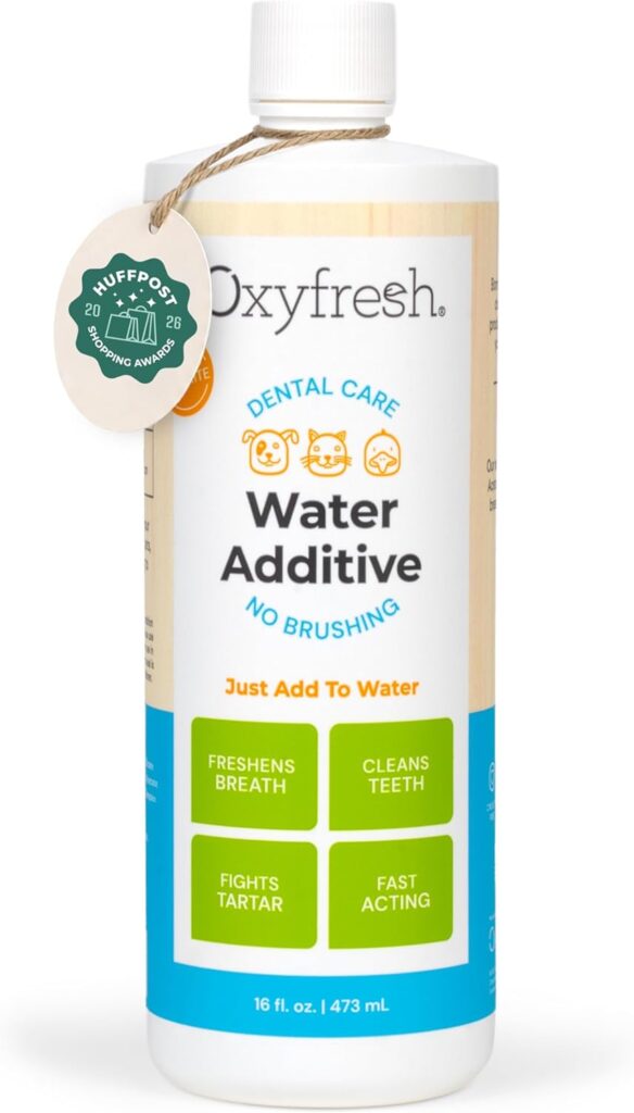 Oxyfresh Premium Pet Dental Care Solution Oxyfresh premium pet dental care water additive for cats and dogs