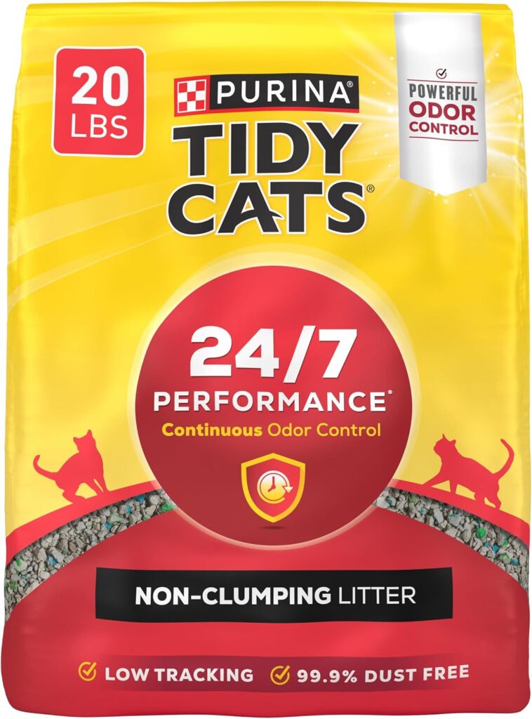 Purina Tidy Cats 24/7 Performance Cat Litter Purina Tidy Cats 24/7 Performance non-clumping cat litter for odor control