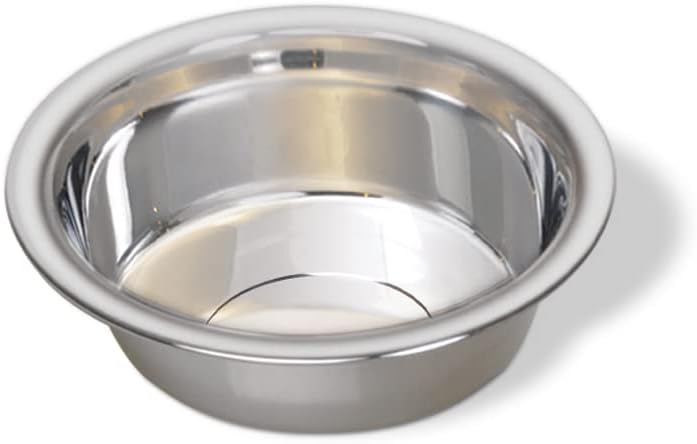Van Ness Pets Lightweight Stainless Steel Cat Bowl Van Ness lightweight stainless steel cat bowl with polished finish