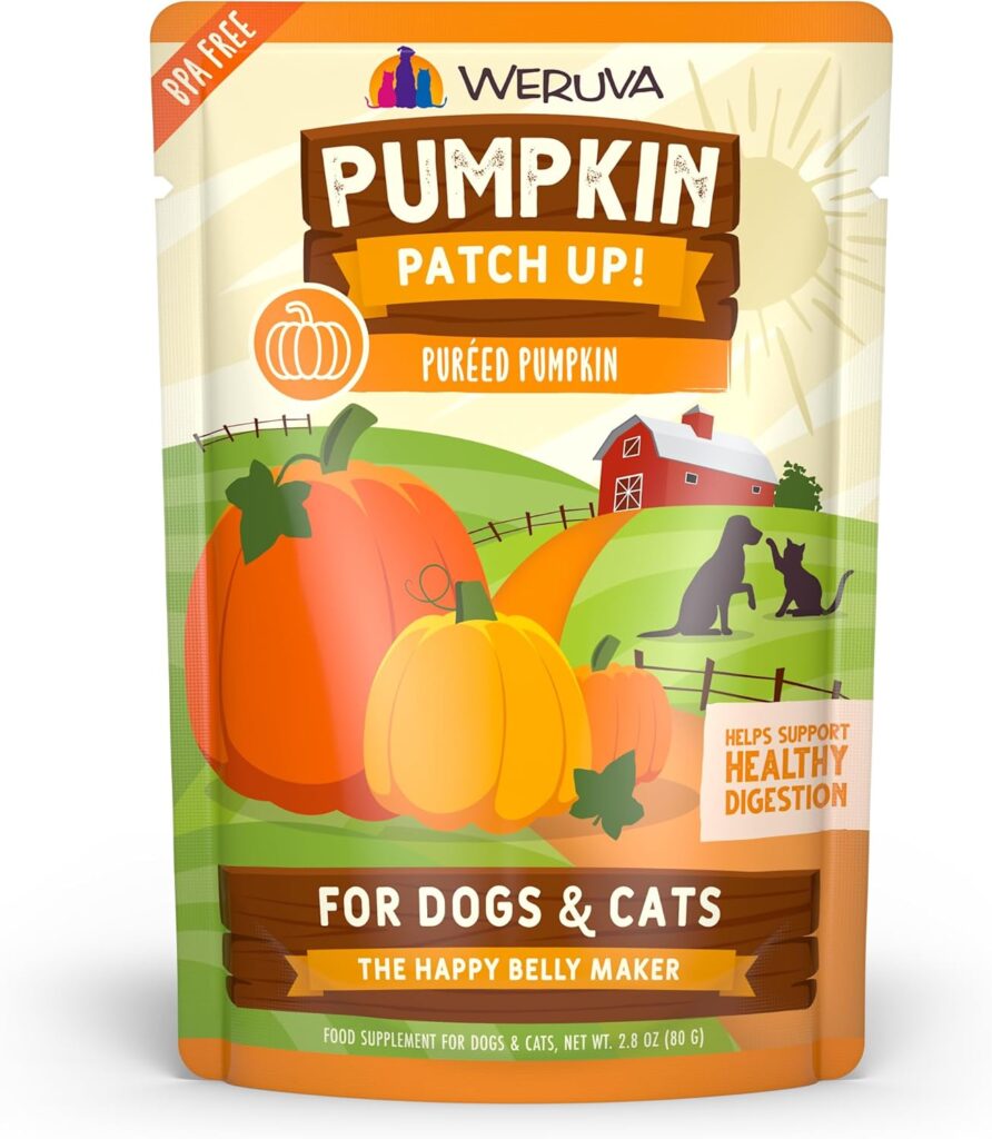 Weruva Pumpkin Patch Up pumpkin puree supplement for cats and dogs