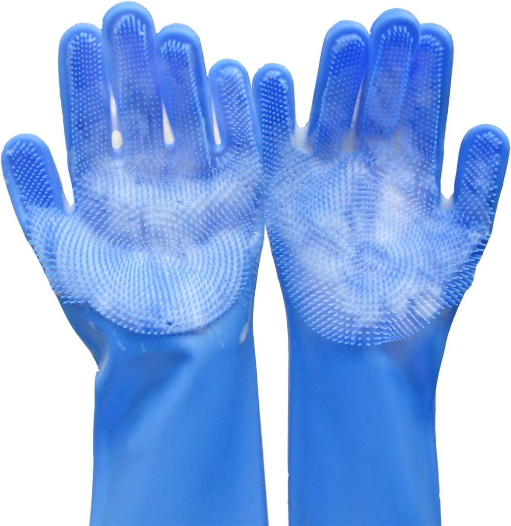 Yintoper Pet Grooming Gloves Yintoper silicone pet grooming gloves with high-density brush heads for cats and dogs